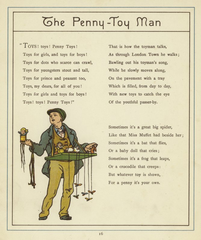 The Penny-Toy Man by Thomas Crane