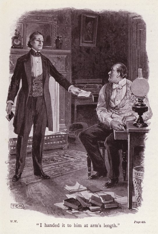 Illustration for The Woman In White by Wilkie Collins by Thomas Eyre Macklin