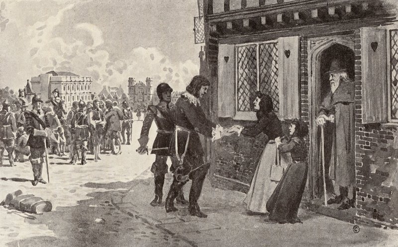 Sir Richard Fanshawe a Prisoner at Charing Cross by Thomas Hamilton Crawford