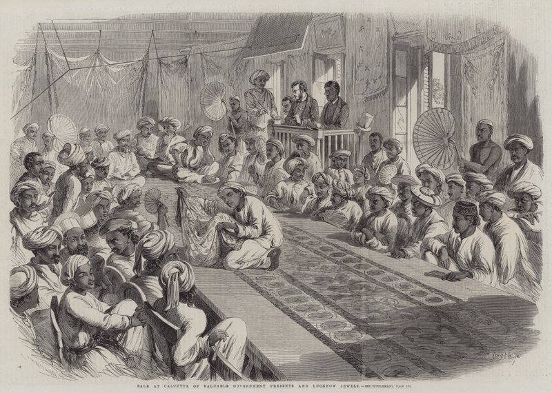Sale at Calcutta of Valuable Government Presents and Lucknow Jewels by Thomas Harrington Wilson