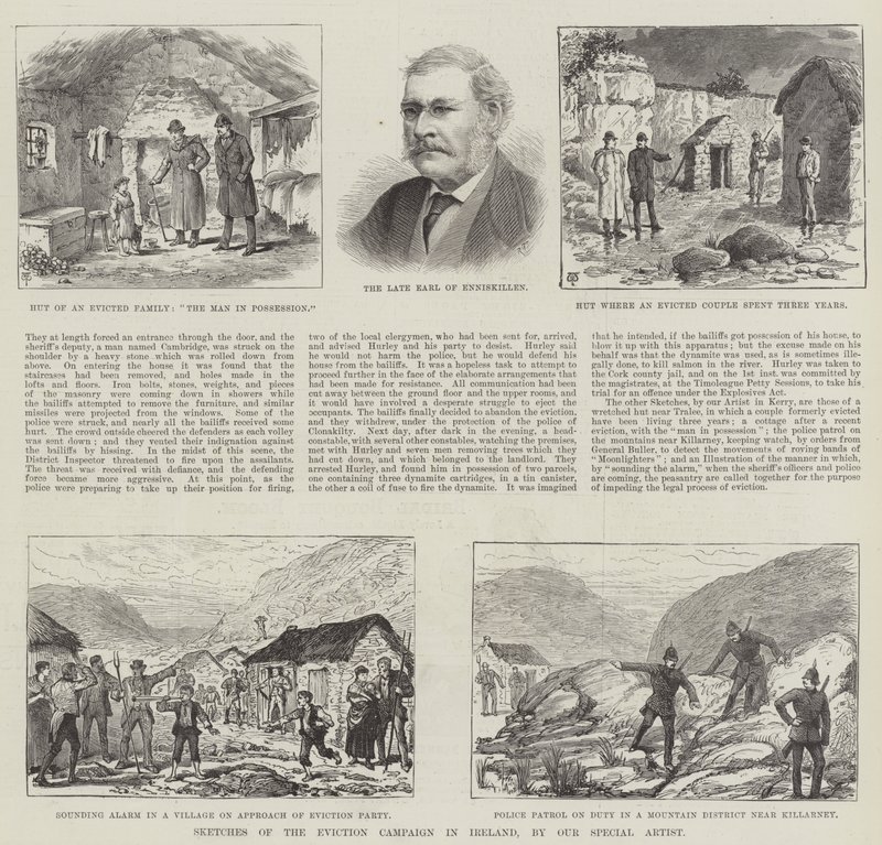 Sketches of the Eviction Campaign in Ireland by Thomas Harrington Wilson