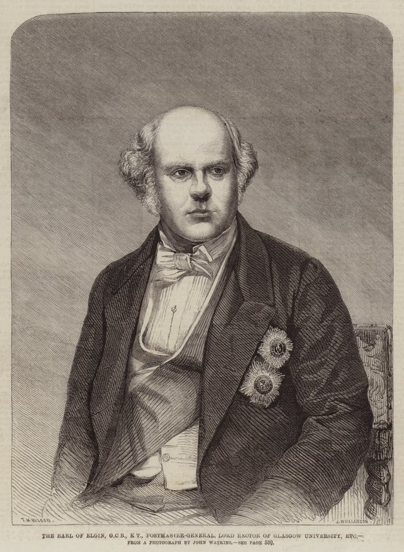 The Earl of Elgin, GCB, KT, Postmaster-General, Lord Rector of Glasgow University, etc by Thomas Harrington Wilson