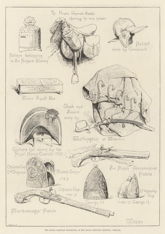 The Royal Military Exhibition at the Royal Military Hospital, Chelsea by Thomas Harrington Wilson