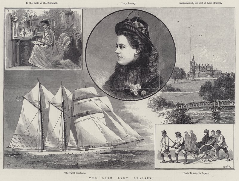The late Lady Brassey by Thomas Harrington Wilson