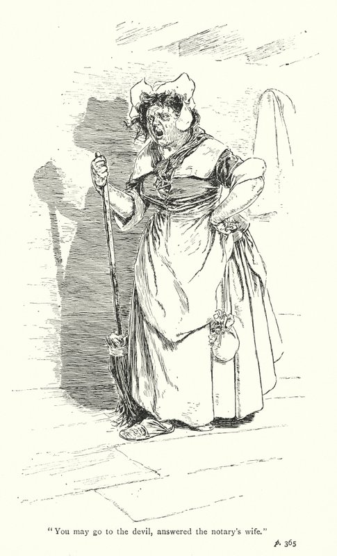 Illustration for A Sentimental Journey by Laurence Sterne by Thomas Heath Robinson