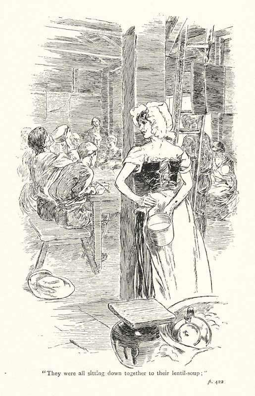 Illustration for A Sentimental Journey by Laurence Sterne by Thomas Heath Robinson