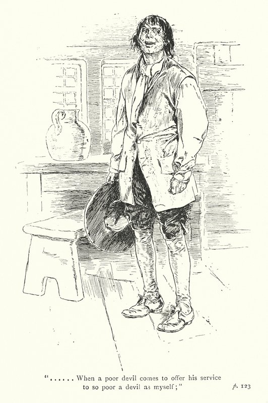 Illustration for A Sentimental Journey by Laurence Sterne by Thomas Heath Robinson