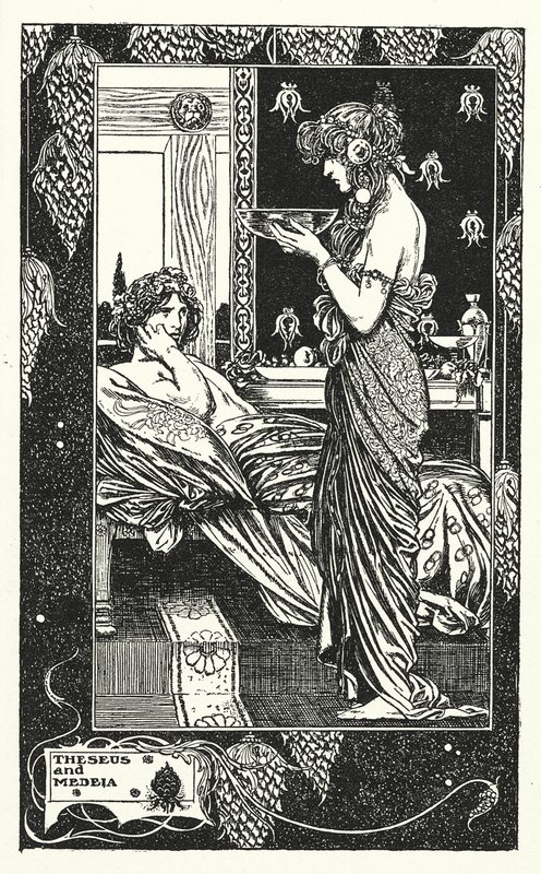 Theseus and Medea by Thomas Heath Robinson