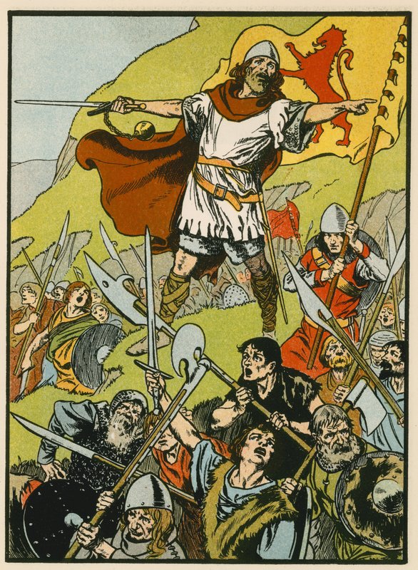 Wallace Directing His Soldiers by Thomas Heath Robinson