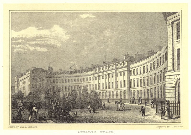 Ainslie Place by Thomas Hosmer (after) Shepherd