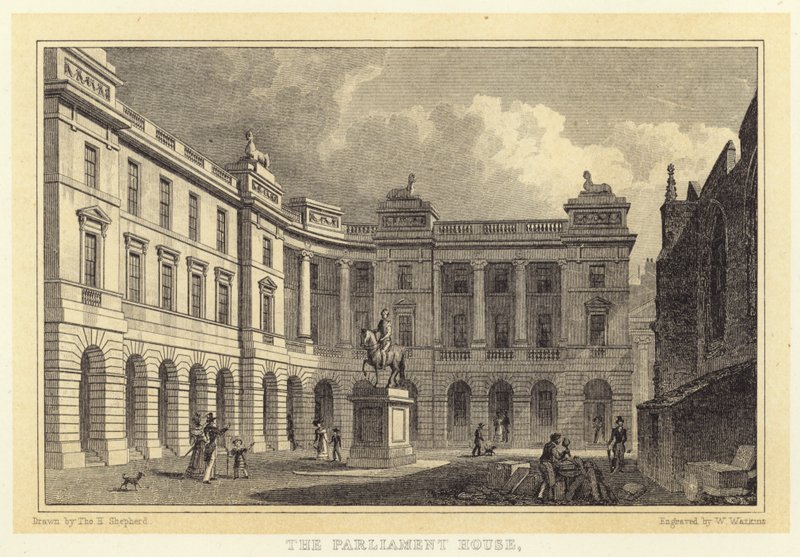 The Parliament House by Thomas Hosmer (after) Shepherd