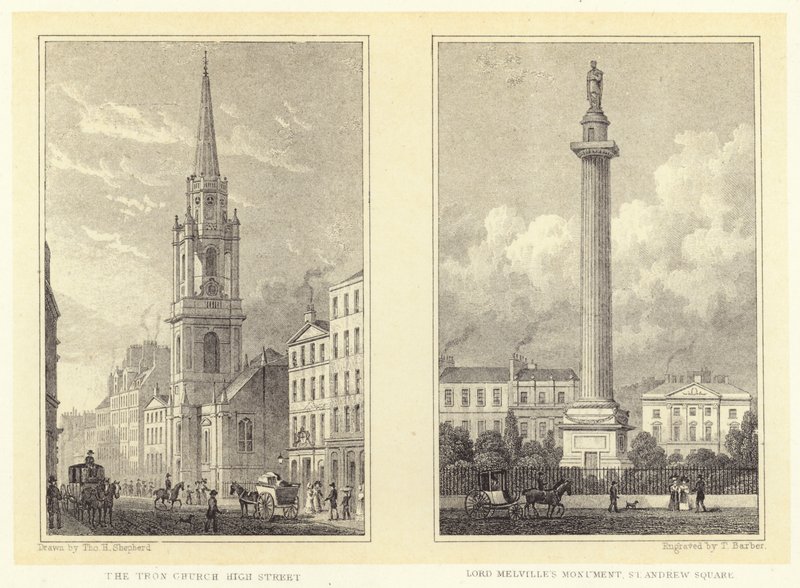 The Tron Church, High Street; Lord Melville