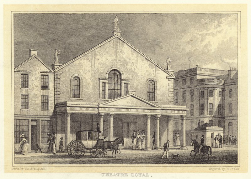 Theatre Royal by Thomas Hosmer (after) Shepherd