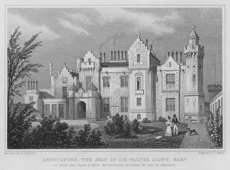 Abbotsford, the Seat of Sir Walter Scott, Baronet by Thomas Hosmer Shepherd