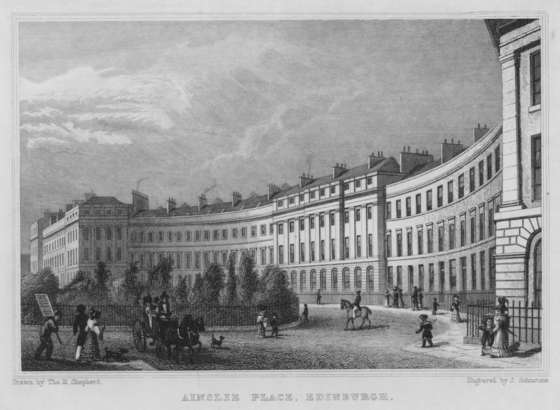 Ainslie Place, Edinburgh by Thomas Hosmer Shepherd