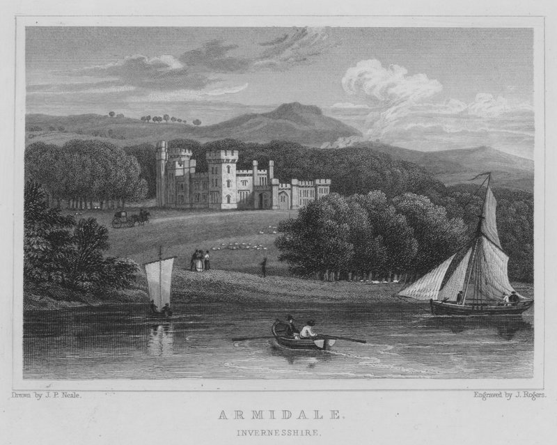 Armidale, Invernesshire by Thomas Hosmer Shepherd