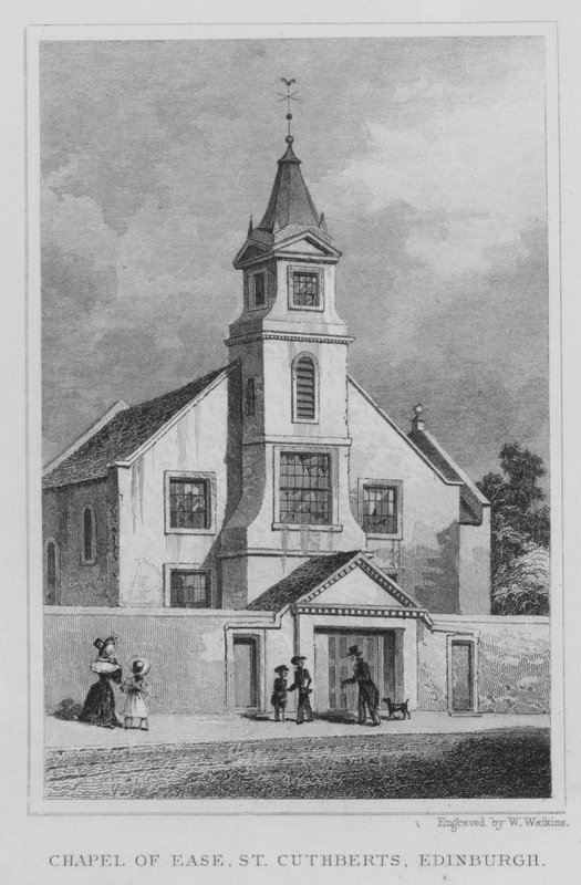 Chapel of Ease, St Cuthberts, Edinburgh by Thomas Hosmer Shepherd