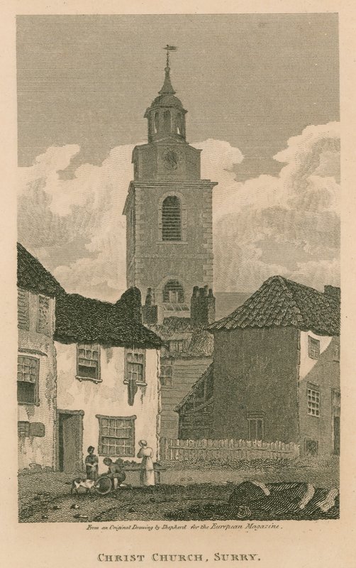 Christ Church, Southwark, Surrey by Thomas Hosmer Shepherd