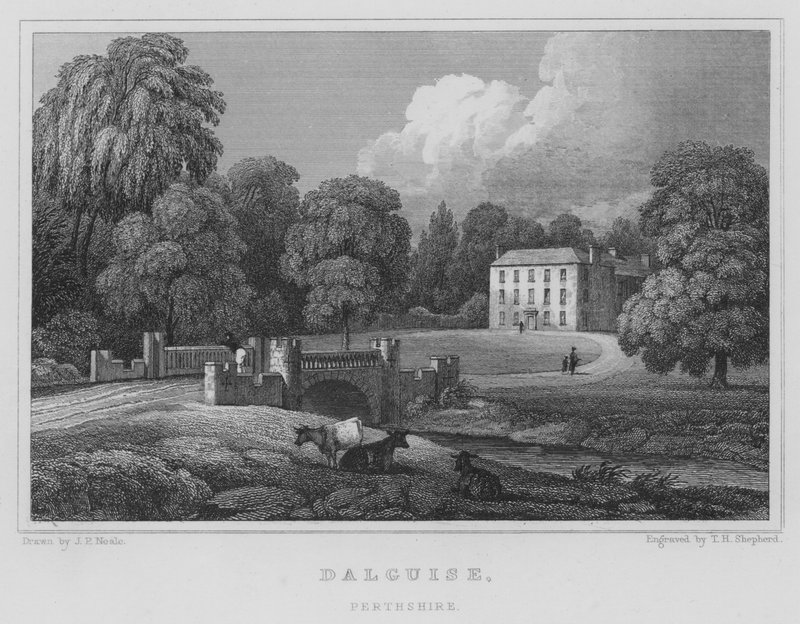 Dalguise, Perthshire by Thomas Hosmer Shepherd