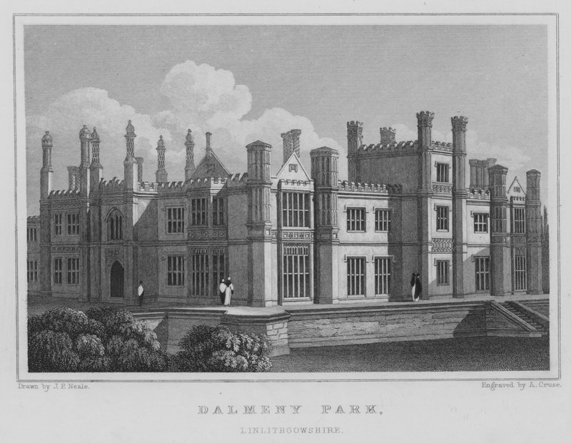 Dalmeny Park, Linlithgowshire by Thomas Hosmer Shepherd