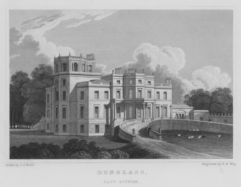 Dunglass, East Lothian by Thomas Hosmer Shepherd