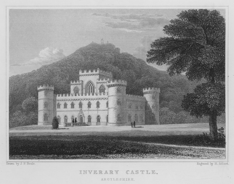 Inverary Castle, Argyleshire by Thomas Hosmer Shepherd
