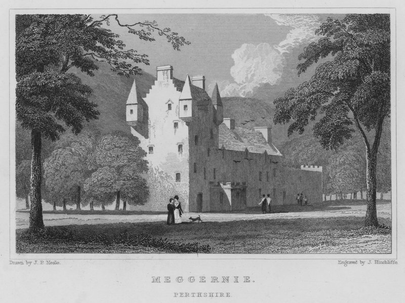 Meggernie, Perthshire by Thomas Hosmer Shepherd