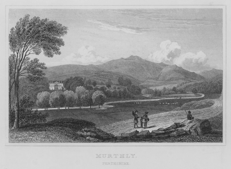 Murthly, Perthshire by Thomas Hosmer Shepherd