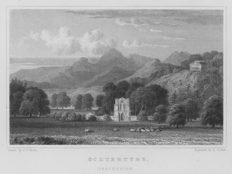 Ochtertyre, Perthshire by Thomas Hosmer Shepherd