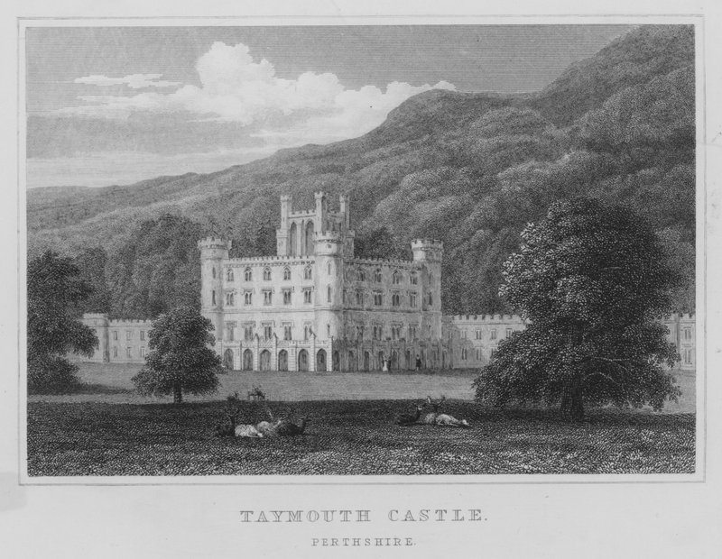 Taymouth Castle, Perthshire by Thomas Hosmer Shepherd