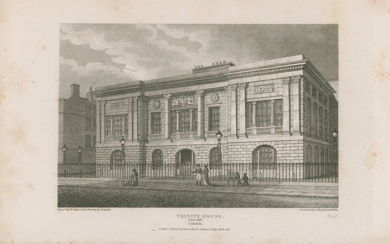 Trinity House on Tower Hill by Thomas Hosmer Shepherd