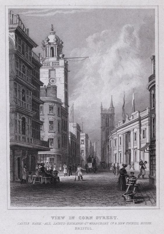 View in Corn Street, Castle Bank, All Saints, Exchange, St Werburgh