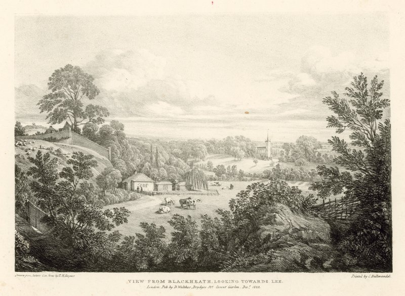 View from Blackheath looking towards Lee, London by Thomas Mann Baynes