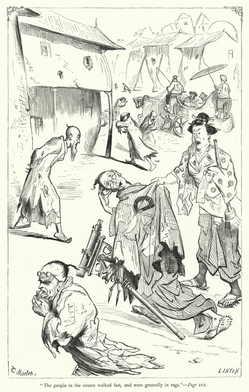 Illustration for Gulliver’s Travels by Jonathan Swift by Thomas Morten
