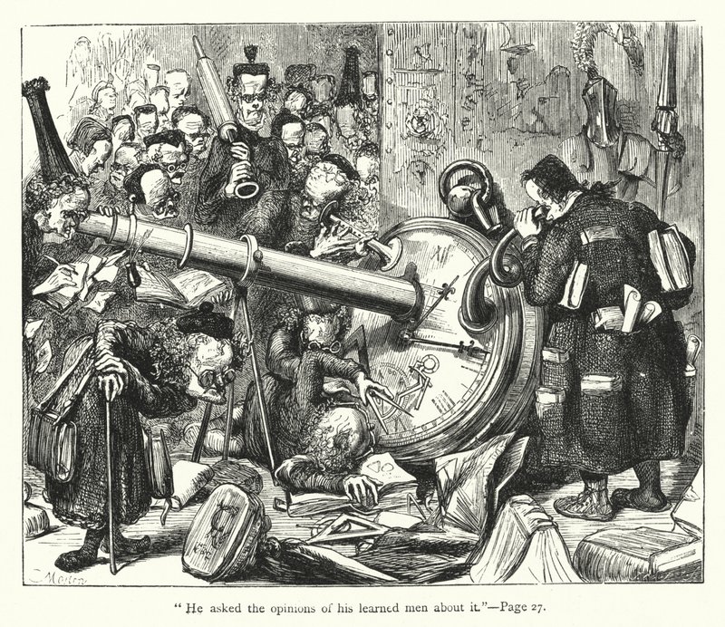 Illustration for Gulliver’s Travels by Jonathan Swift by Thomas Morten