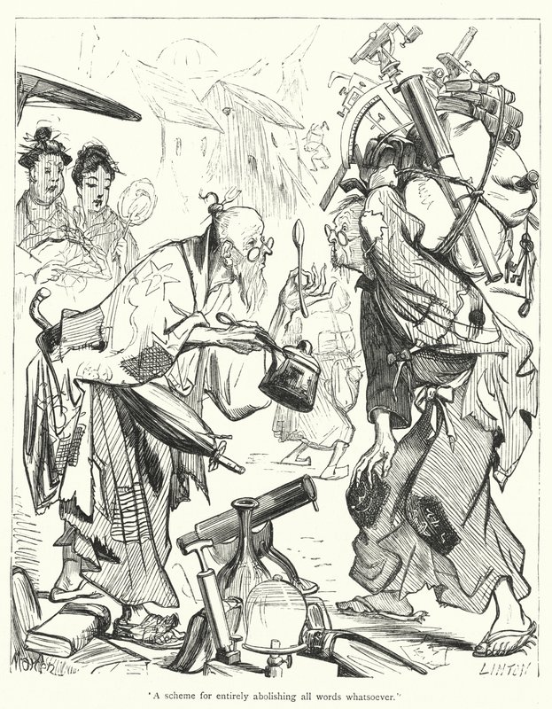 Illustration for Gulliver’s Travels by Jonathan Swift by Thomas Morten