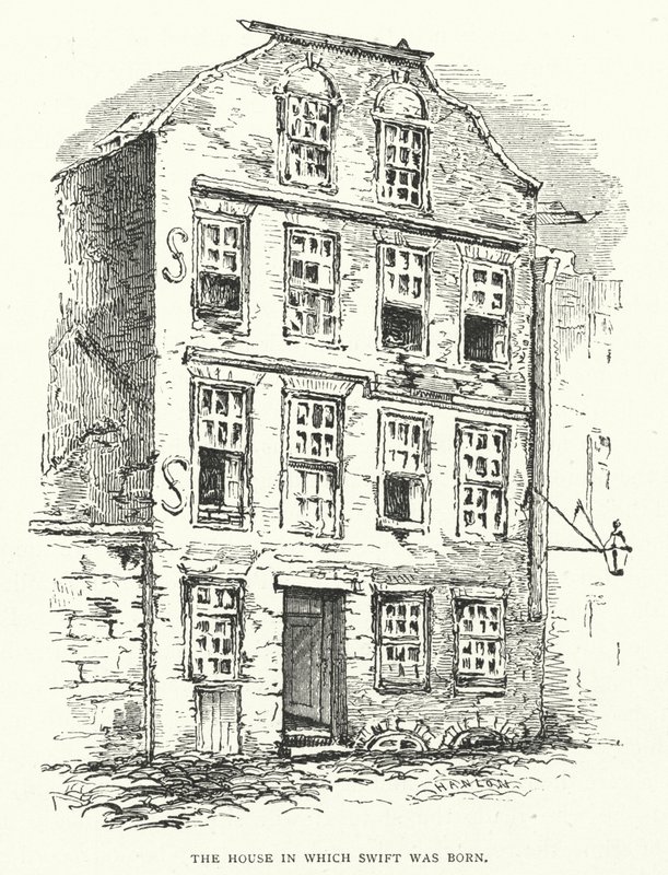 Illustration for life of Jonathan Swift by Thomas Morten