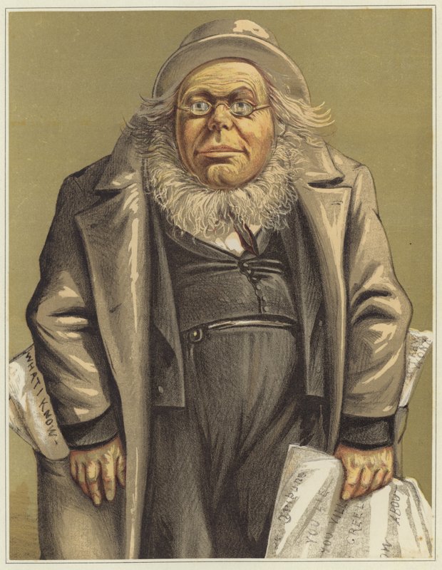 Caricature of Horace Greeley by Thomas Nast