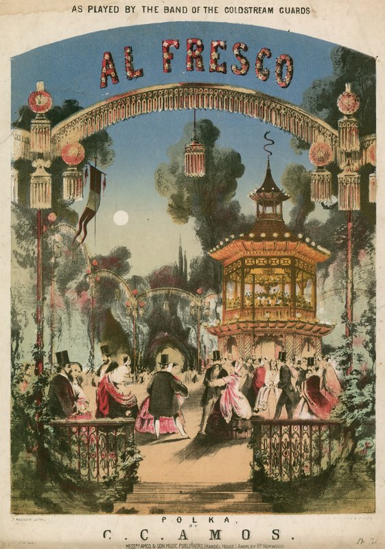 Al Fresco Polka, musical score by Thomas Packer