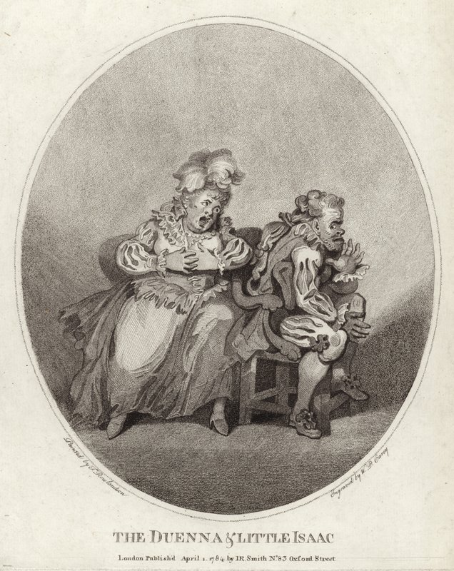 The Duenna and Little Isaac by Thomas Rowlandson