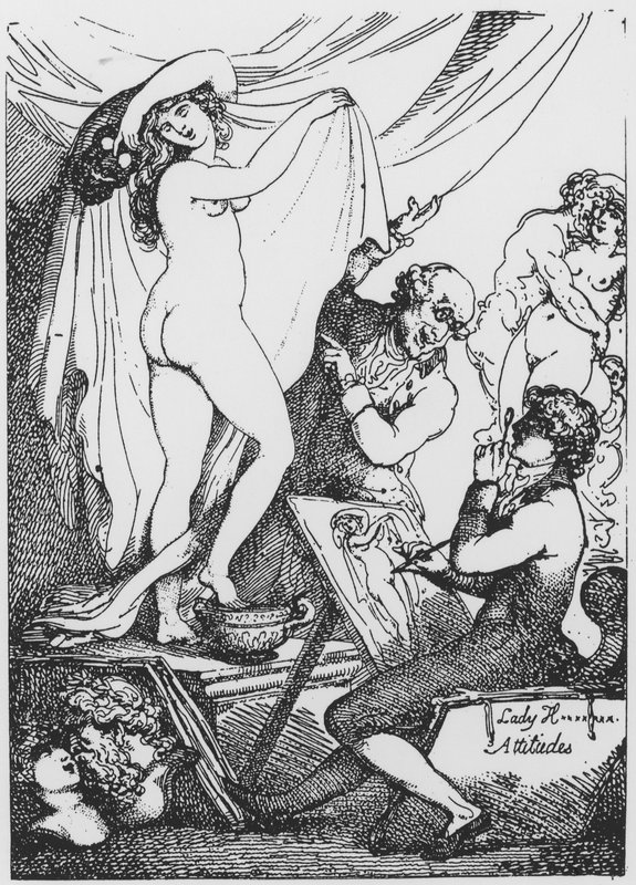 The Future Lady Hamilton Posing as Hygeia, Goddess of Health, at Dr James Graham