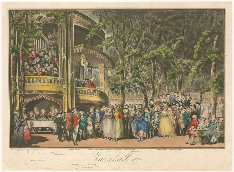 Vauxhall by Thomas Rowlandson