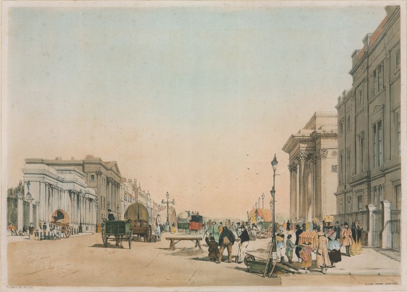 Hyde Park Corner, London by Thomas Shotter Boys