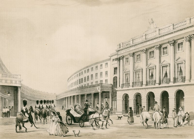 The Quadrant, Regent Street, London by Thomas Shotter Boys