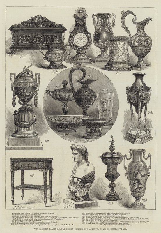 The Hamilton Palace Sale at Messers Christie and Mansion