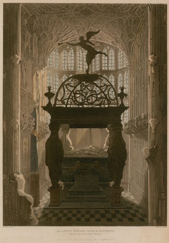Memorial to Lewis Stuart, Henry the Seventh Chapel, Westminster Abbey, London by Thomas Uwins