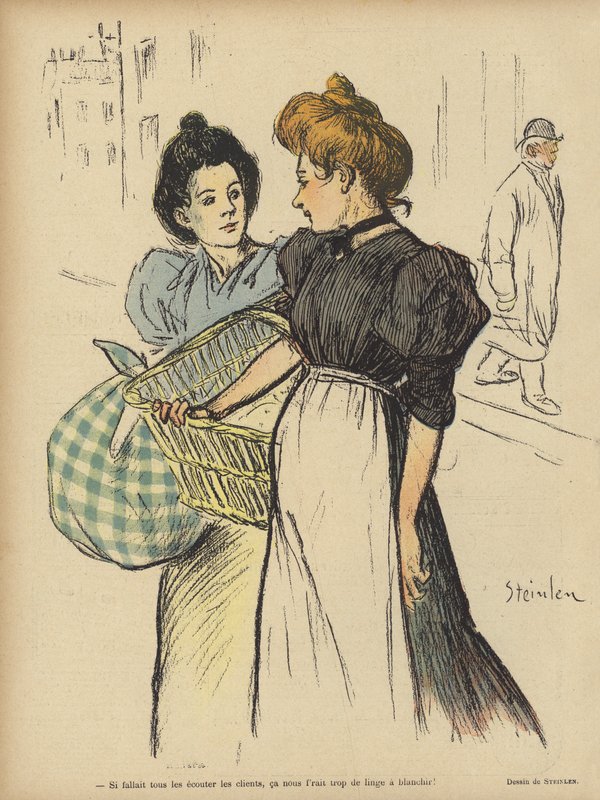 Illustration for Le Rire by Théophile Alexandre Steinlen