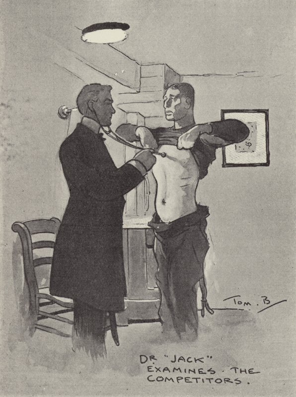 Dr. Jack Examines the Competitors by Tom Browne
