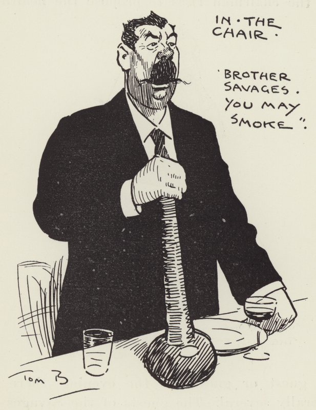 In the Chair, Brother Savages, You May Smoke by Tom Browne