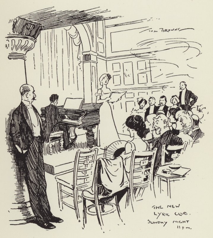 The New Lyric Club, Sunday Night, 11 pm by Tom Browne